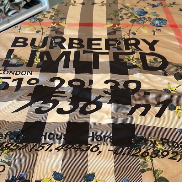 Limited edition Burberry scarf NWOT…beautiful ❤️❤️❤️ - Picture 11 of 16